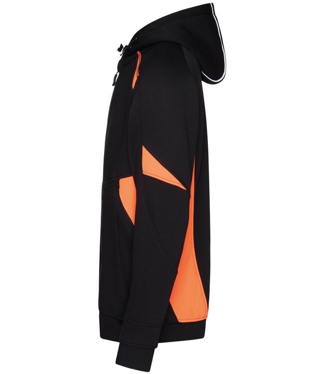 DASSY Santos Werktrui Vest Zwart/Oranje