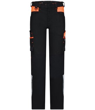DASSY DASSY Hong Kong Werkbroek Stretch Zwart/Oranje