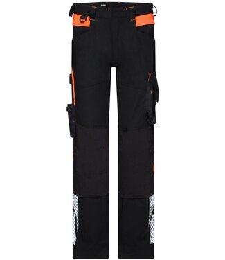DASSY DASSY Canton Smart Flex Werkbroek Zwart/Oranje