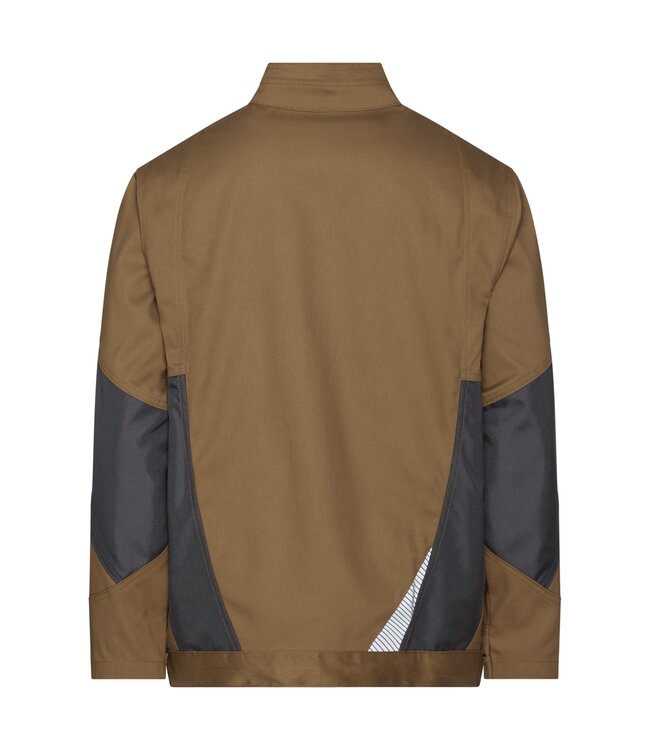 DASSY Atom NEXT D-FX Werkjas Ongevoerd Bruin/Grijs