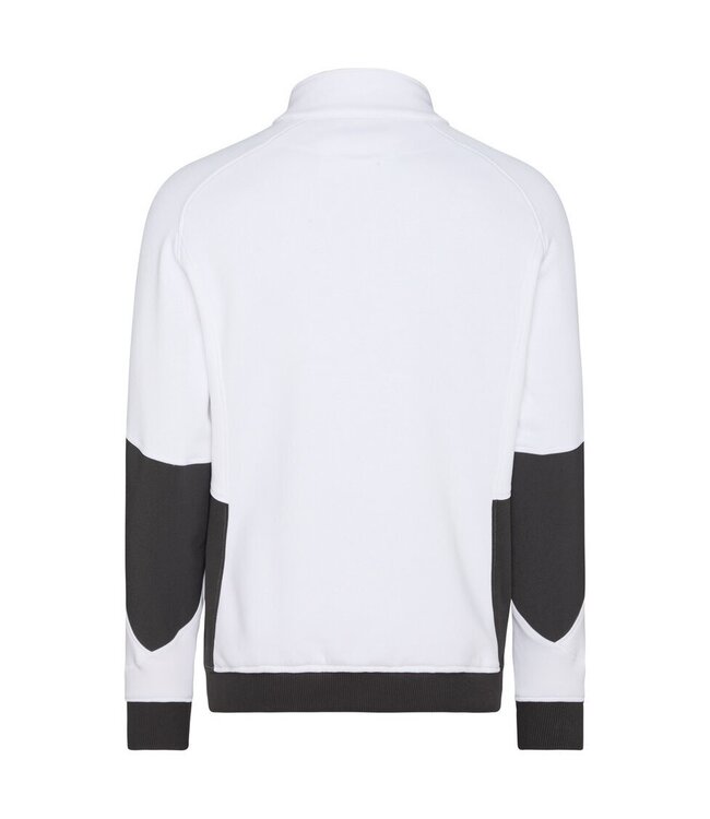 DASSY Velox NEXT D-Flex Schilders Werktrui met Rits Wit/Grijs