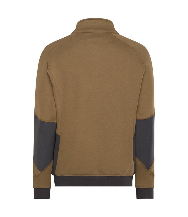 DASSY Velox NEXT D-Flex Werktrui met Rits Bruin/Grijs