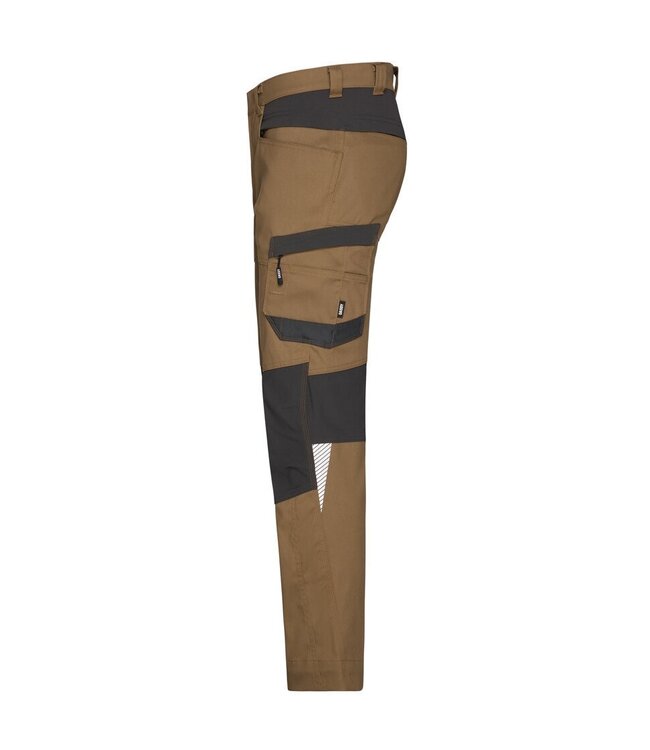 DASSY Helix NEXT D-Flex Werkbroek Stretch Bruin/Grijs