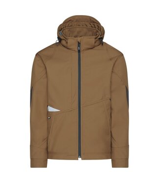 DASSY DASSY Gravity NEXT D-FX Softshell Werkjas Bruin/Grijs