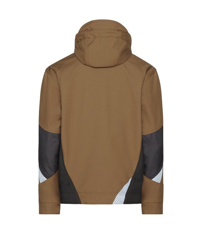 DASSY Gravity NEXT D-FX Softshell Werkjas Bruin/Grijs