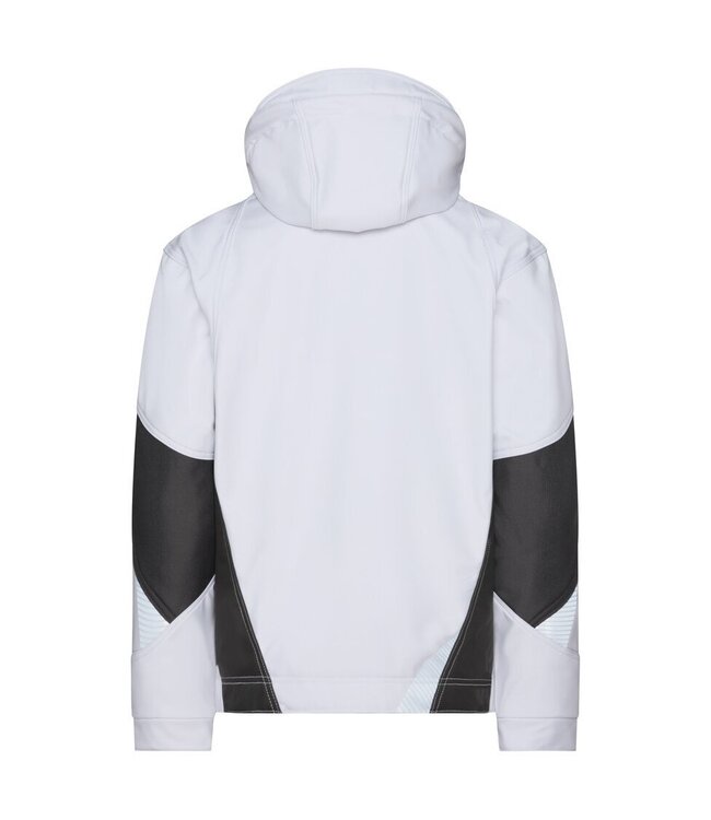 DASSY Gravity NEXT D-FX Schilders Softshell Werkjas Wit/Grijs