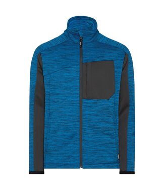 DASSY DASSY Convex NEXT D-Flex Fleece Werktrui met Rits Blauw/Grijs