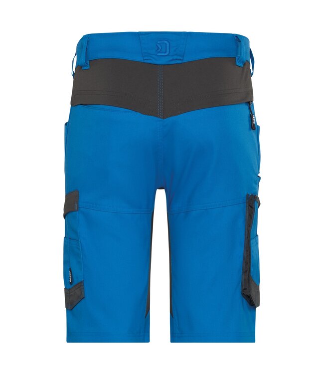 DASSY Axis NEXT D-Flex Korte Werkbroek Stretch Blauw/Grijs