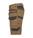 DASSY Trix NEXT D-Flex Korte Werkbroek Stretch Bruin/Grijs