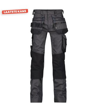 DASSY DASSY Flux D-Flex Werkbroek Stretch Grijs/Zwart