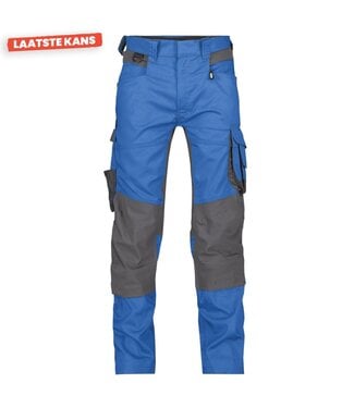 DASSY DASSY Dynax D-Flex Werkbroek Stretch Blauw/Grijs