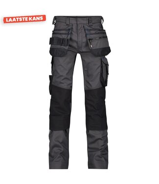 DASSY DASSY Flux D-Flex Werkbroek Stretch Grijs/Zwart