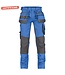 DASSY DASSY Flux D-Flex Werkbroek Stretch Blauw/Grijs