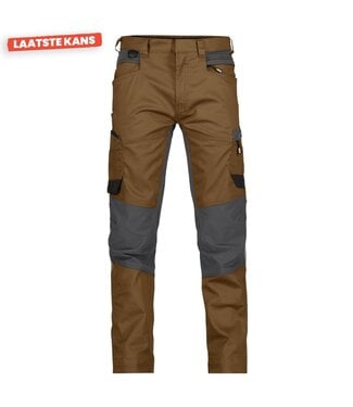 DASSY DASSY Helix D-Flex Werkbroek Stretch Bruin/Grijs