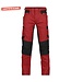 DASSY DASSY Helix D-Flex Werkbroek Stretch Rood/Zwart