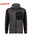 DASSY Convex D-Flex Fleece Werktrui met Rits Grijs/Zwart