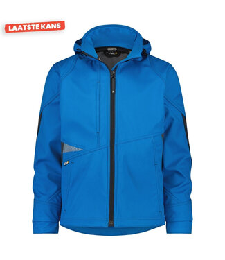 DASSY DASSY Gravity D-FX Softshell Werkjas Lichtblauw/Grijs