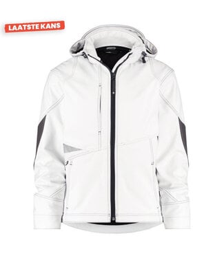 DASSY DASSY Gravity D-FX Schilders Softshell Werkjas Wit/Grijs