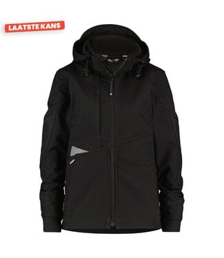 DASSY DASSY Gravity D-FX Dames Softshell Werkjas Zwart