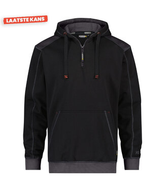 DASSY DASSY Indy Sweater met Capuchon Zwart/Grijs