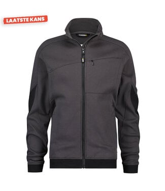 DASSY DASSY Velox D-Flex Werktrui met Rits Grijs/Zwart