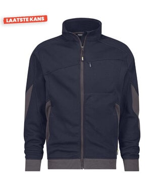 DASSY DASSY Velox D-Flex Werktrui met Rits Donkerblauw/Grijs