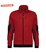 DASSY Velox D-Flex Werktrui met Rits Rood/Zwart