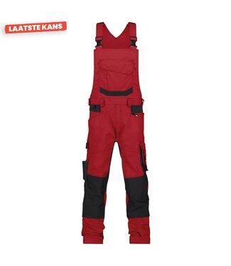 DASSY DASSY Tronix D-FX Tuinbroek Rood/Zwart