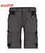 DASSY Axis D-Flex Dames Korte Werkbroek Stretch Grijs/Zwart