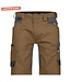 DASSY Axis D-Flex Korte Werkbroek Stretch Bruin/Grijs