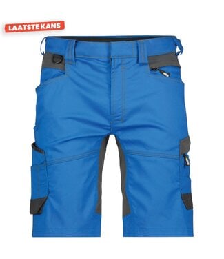 DASSY DASSY Axis D-Flex Korte Werkbroek Stretch Blauw/Grijs