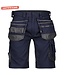 DASSY Trix D-Flex Korte Werkbroek Stretch Donkerblauw/Grijs