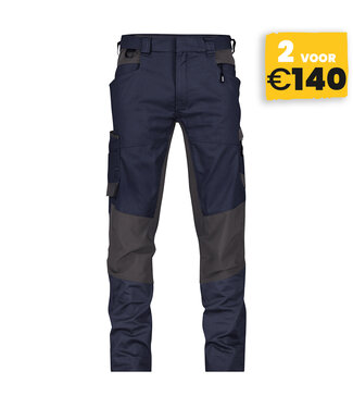 DASSY DASSY Helix NEXT D-Flex Werkbroek Stretch Donkerblauw/Grijs