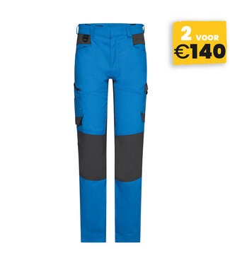 DASSY DASSY Helix NEXT D-Flex Werkbroek Stretch Blauw/Grijs