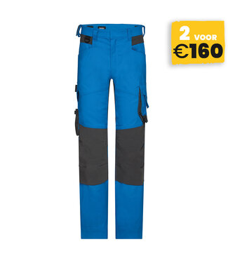 DASSY DASSY Dynax NEXT D-Flex Werkbroek Stretch Blauw/Grijs