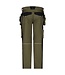 DASSY Rossi Flex Werkbroek Stretch Khaki/Zwart