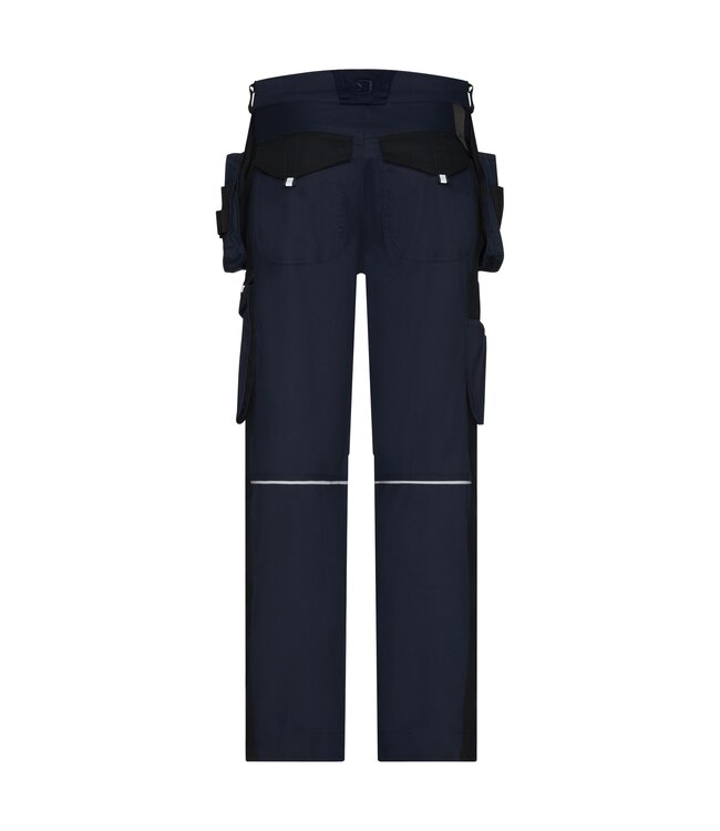 DASSY Rossi Flex Werkbroek Stretch Donkerblauw/Zwart