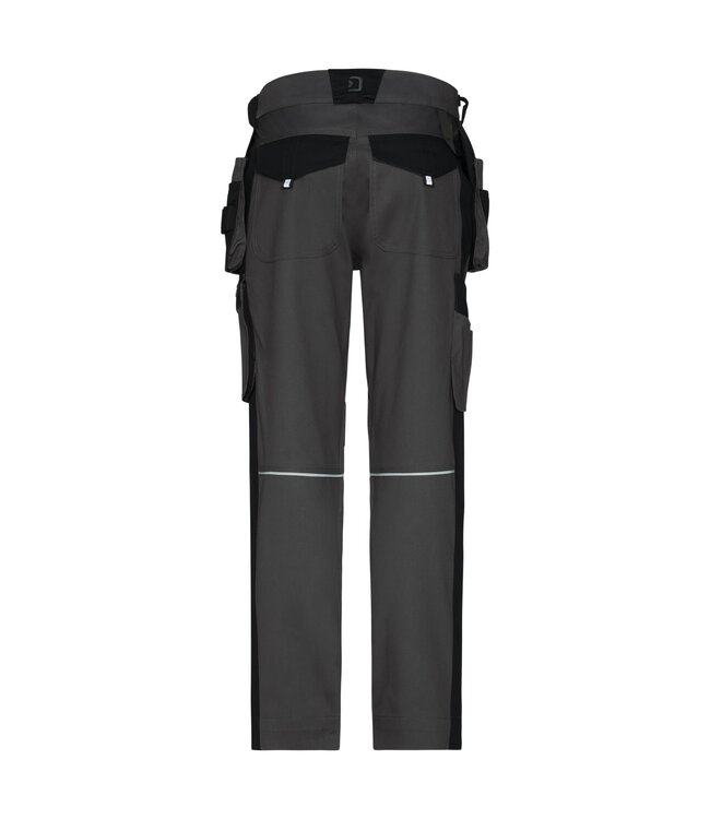 DASSY Rossi Flex Werkbroek Stretch Grijs/Zwart