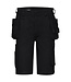DASSY Kuma Flex Korte Werkbroek Stretch Zwart
