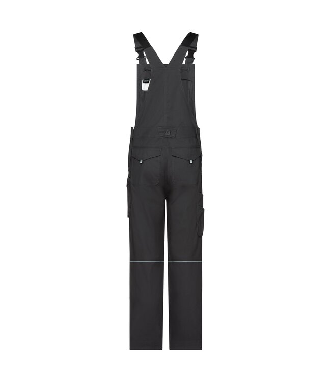 DASSY Ito Flex Tuinbroek Stretch Grijs/Zwart