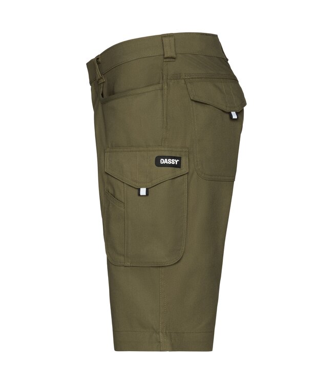DASSY Botta Korte Werkbroek Khaki