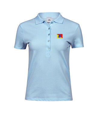 Twaalfvoetsjollenclub Polo Dames Lichtblauw