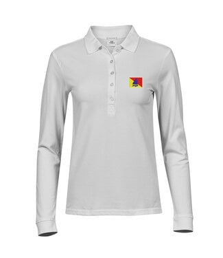 Twaalfvoetsjollenclub Polo LS Dames Wit