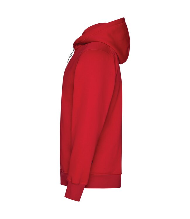 DASSY Grid Werktrui Hoodie Rood