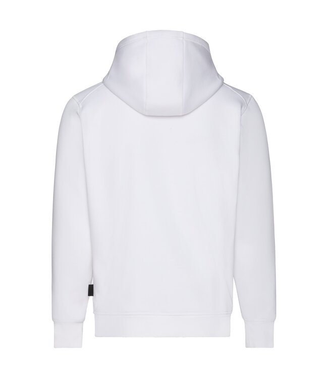 DASSY Grid Werktrui Hoodie Wit