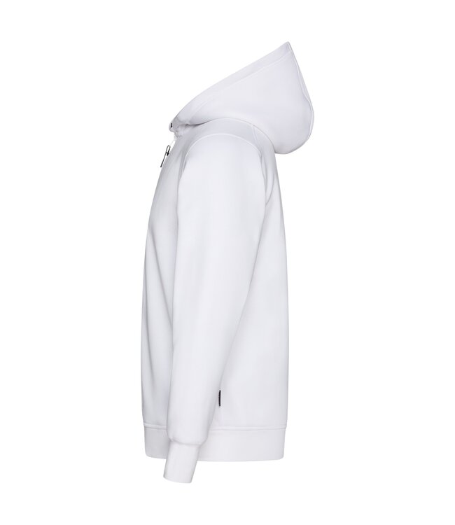 DASSY Grid Werktrui Hoodie Wit