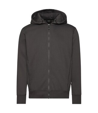 DASSY DASSY Grid Werktrui Hoodie Grijs