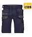 DASSY Trix NEXT D-Flex Korte Werkbroek Stretch Donkerblauw/Grijs