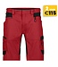 DASSY Axis NEXT D-Flex Korte Werkbroek Stretch Rood/Zwart