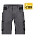 DASSY Axis NEXT D-Flex Korte Werkbroek Stretch Grijs/Zwart